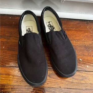 Vans Unisex Adults’ Classic Slip On Trainers Black/Black